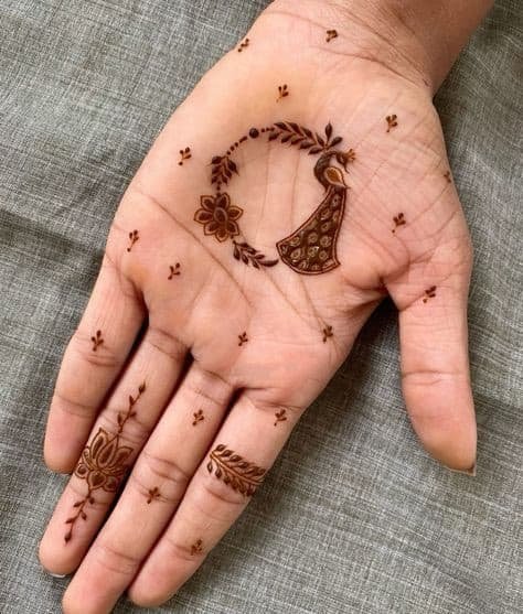 95+ Top Trending Stylish Front Hand Mehndi Designs for Fashion Lovers 7 Stylish Front Hand Mehndi Design