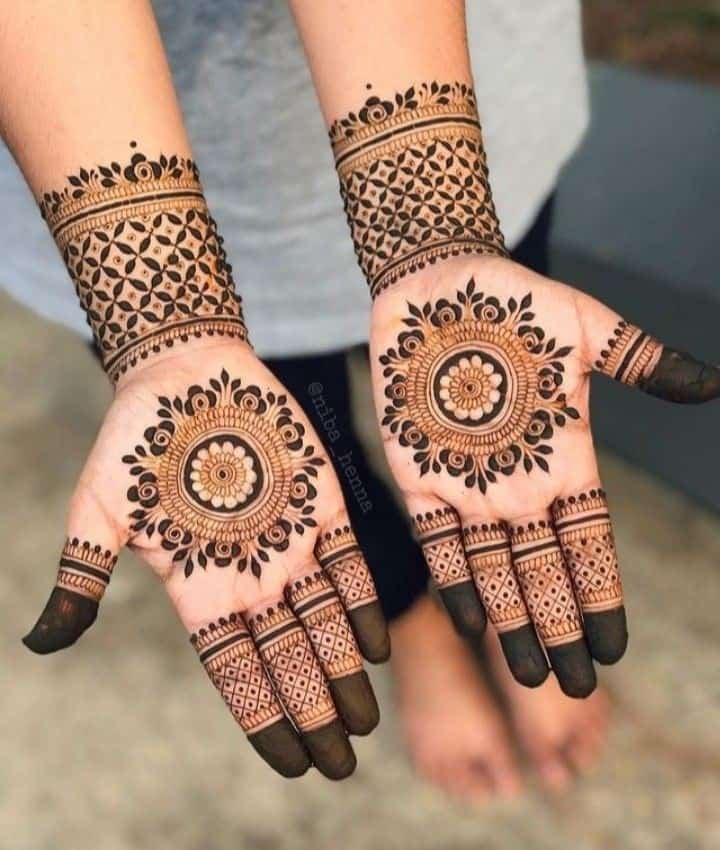 95+ Top Trending Stylish Front Hand Mehndi Designs for Fashion Lovers 30 Stylish Front Hand Mehndi Design