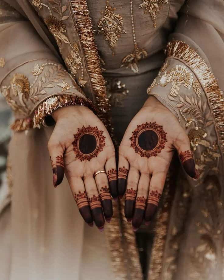 95+ Top Trending Stylish Front Hand Mehndi Designs for Fashion Lovers 50 Mandala Mehndi Design Front Hand