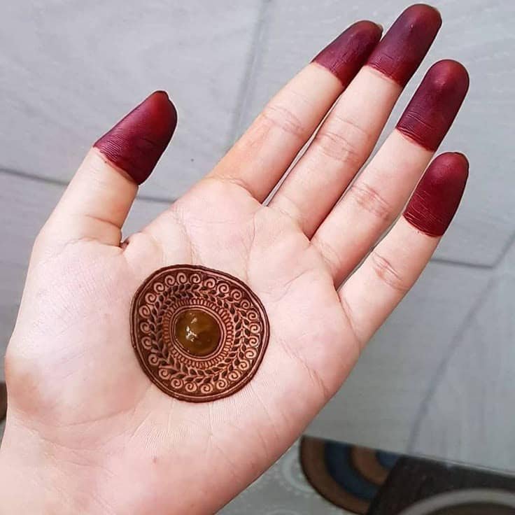 95+ Top Trending Stylish Front Hand Mehndi Designs for Fashion Lovers 51 Mandala Mehndi Design Front Hand