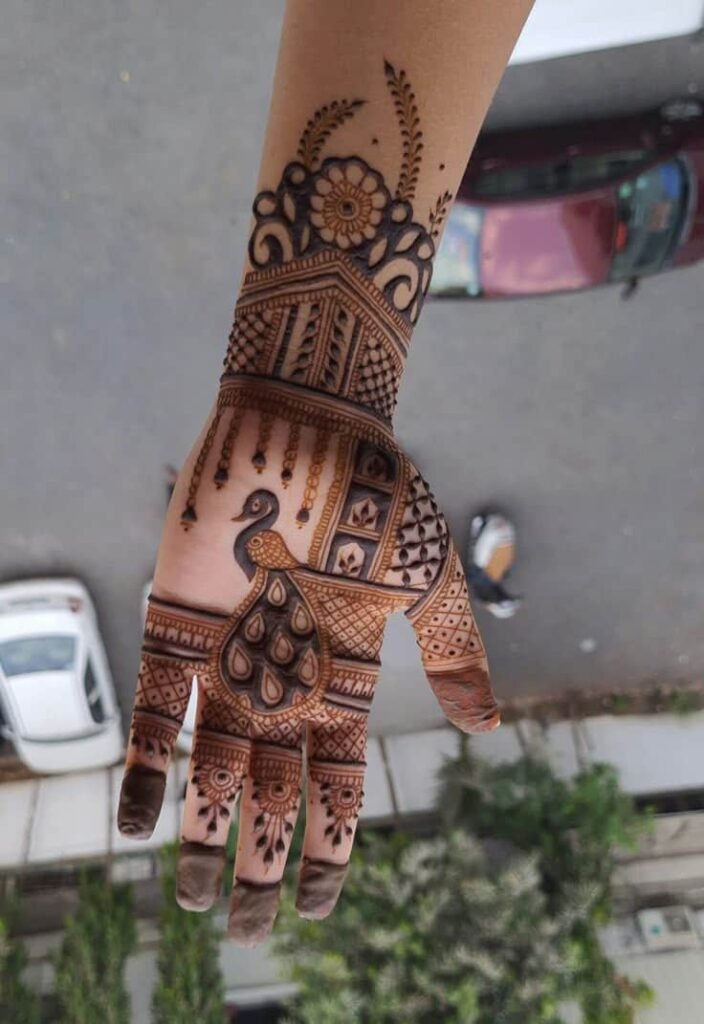 95+ Top Trending Stylish Front Hand Mehndi Designs for Fashion Lovers 24 Stylish Front Hand Mehndi Design