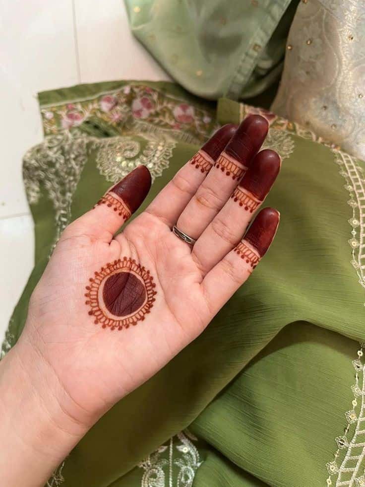 95+ Top Trending Stylish Front Hand Mehndi Designs for Fashion Lovers 55 Mandala Mehndi Design Front Hand