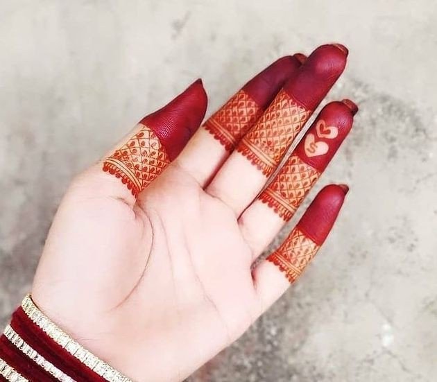 Top 60+ Front Finger Mehndi Design Trends of 2025 6 Front Finger Mehndi Design
