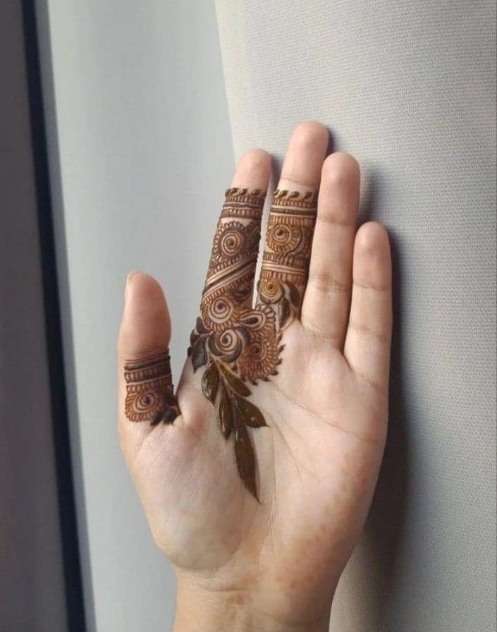 Top 60+ Front Finger Mehndi Design Trends of 2025 13 Front Finger Mehndi Design