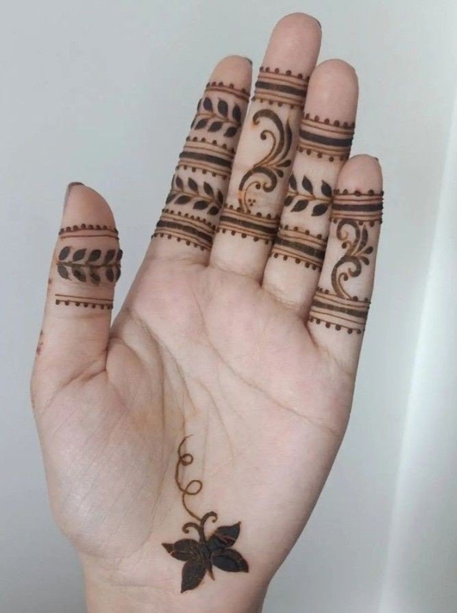 Top 60+ Front Finger Mehndi Design Trends of 2025 50 Front Finger Mehndi Design