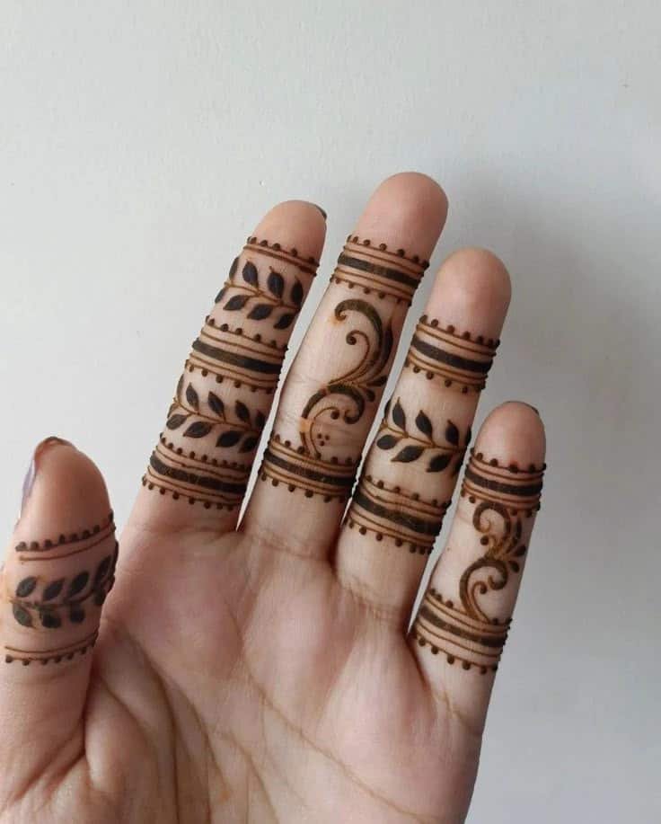 Top 60+ Front Finger Mehndi Design Trends of 2025 53 Front Finger Mehndi Design