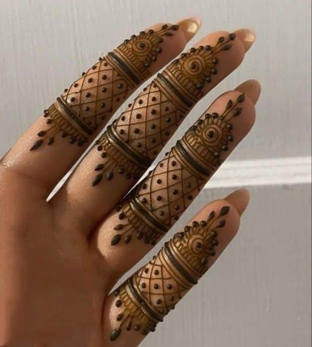 Top 60+ Front Finger Mehndi Design Trends of 2025 14 Front Finger Mehndi Design