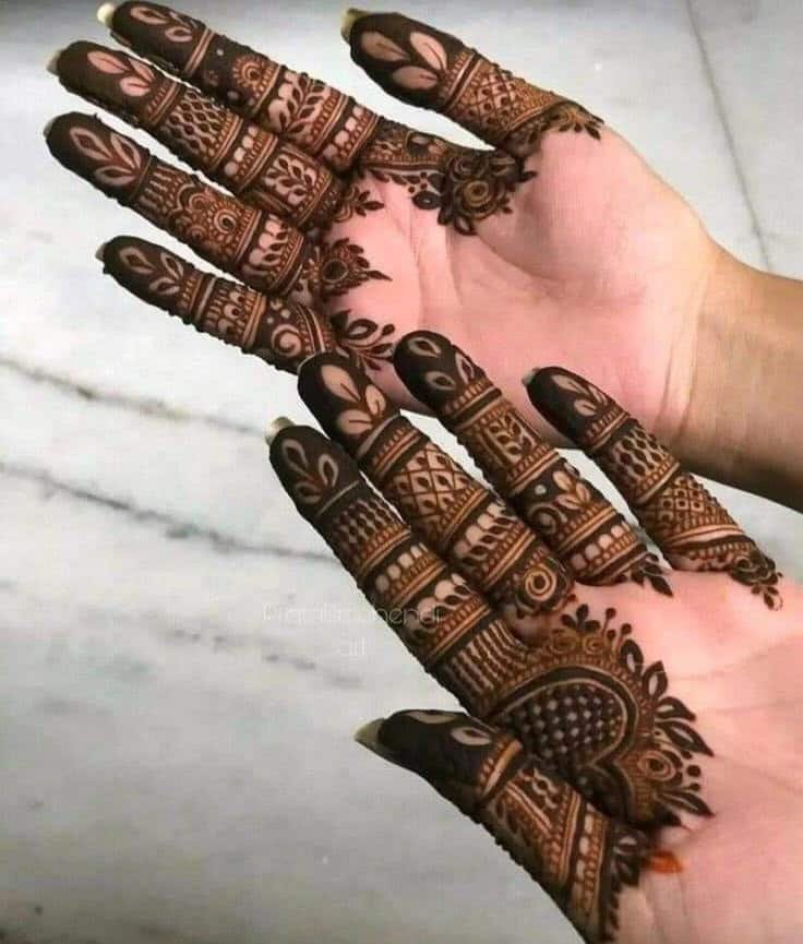 Top 60+ Front Finger Mehndi Design Trends of 2025 42 Front Finger Mehndi Design