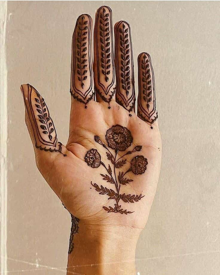 Top 60+ Front Finger Mehndi Design Trends of 2025 22 Front Finger Mehndi Design
