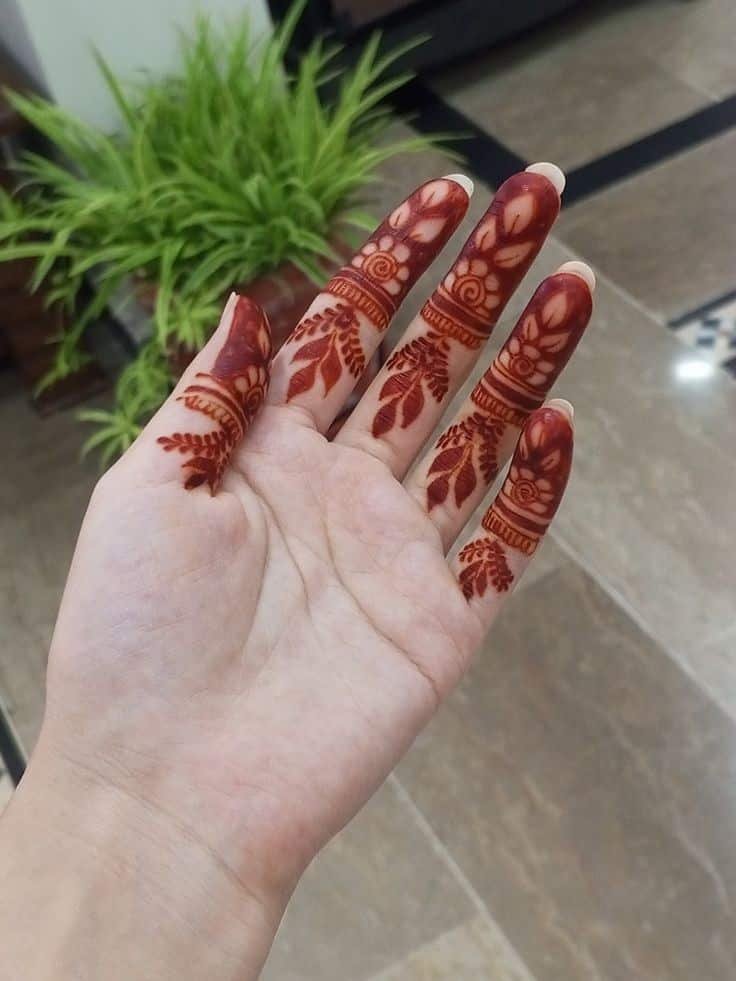 Top 60+ Front Finger Mehndi Design Trends of 2025 10 Front Finger Mehndi Design