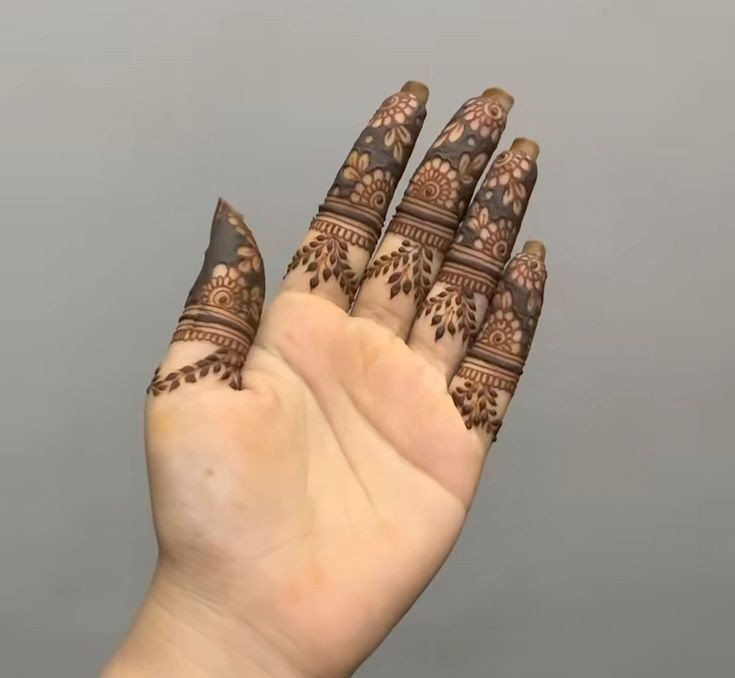 Top 60+ Front Finger Mehndi Design Trends of 2025 24 Front Finger Mehndi Design