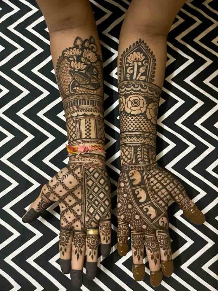 Top 50+ Modern Engagement Mehndi Designs Ideas 4 Bridal Engagement Mehndi Designs