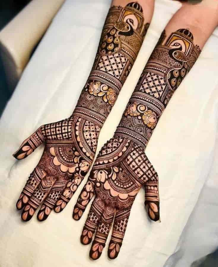 Top 50+ Modern Engagement Mehndi Designs Ideas 14 Modern Engagement Mehndi Designs Front Hand