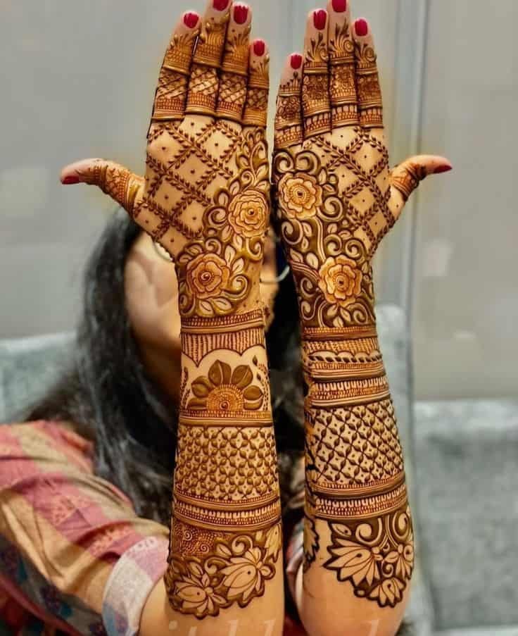 Top 50+ Modern Engagement Mehndi Designs Ideas 22 Modern Engagement Mehndi Designs Back Hand