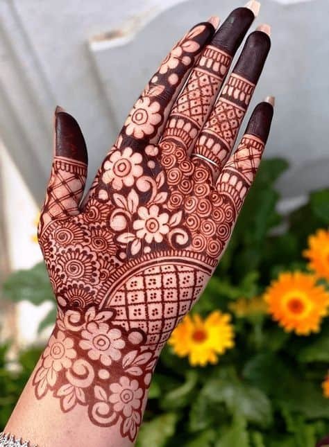 Latest Flower Mehndi Designs for Front Hands – Perfect for Any Occasion 18 1000143562 Flower Mehndi Designs
