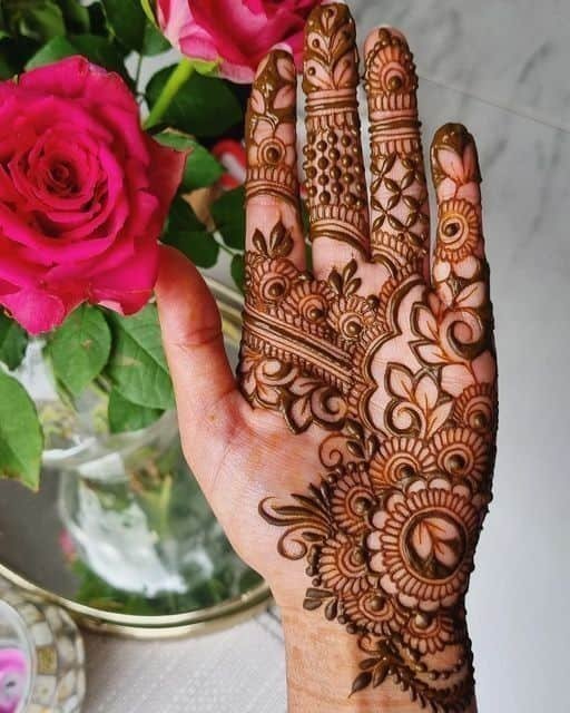 Latest Flower Mehndi Designs for Front Hands – Perfect for Any Occasion 15 1000143566 Flower Mehndi Designs