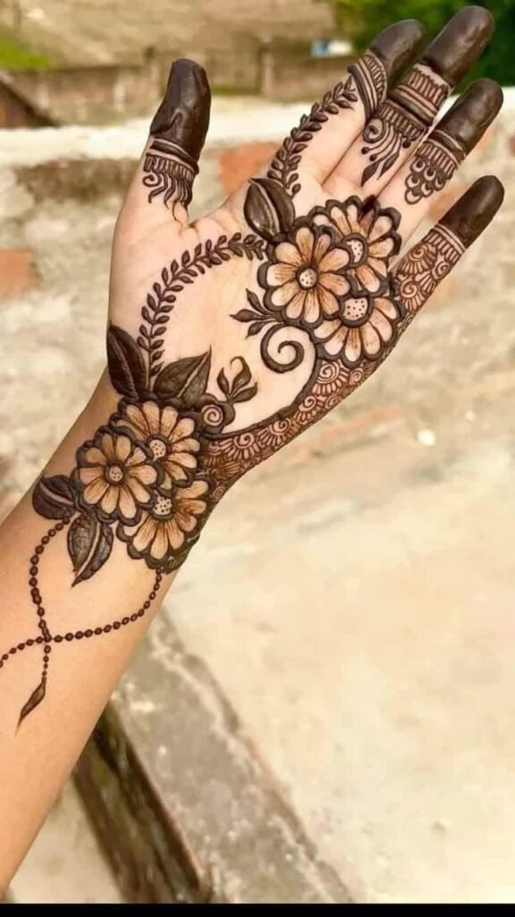 Latest Flower Mehndi Designs for Front Hands – Perfect for Any Occasion 75 1000143582 Flower Mehndi Designs