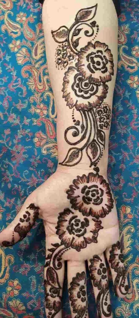 Latest Flower Mehndi Designs for Front Hands – Perfect for Any Occasion 70 1000143587 Flower Mehndi Designs