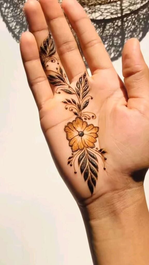 Latest Flower Mehndi Designs for Front Hands – Perfect for Any Occasion 67 1000143593 Flower Mehndi Designs