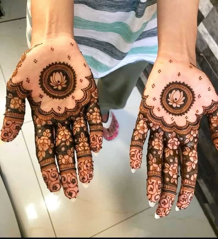 Latest Flower Mehndi Designs for Front Hands – Perfect for Any Occasion 59 1000143604 Flower Mehndi Designs