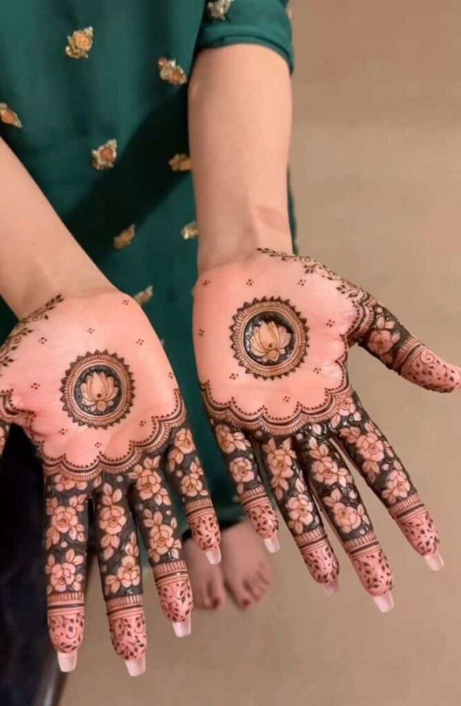 Latest Flower Mehndi Designs for Front Hands – Perfect for Any Occasion 56 1000143607 Flower Mehndi Designs