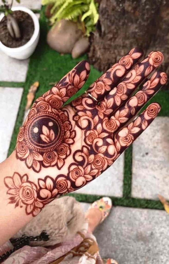 Latest Flower Mehndi Designs for Front Hands – Perfect for Any Occasion 42 1000143622 Flower Mehndi Designs