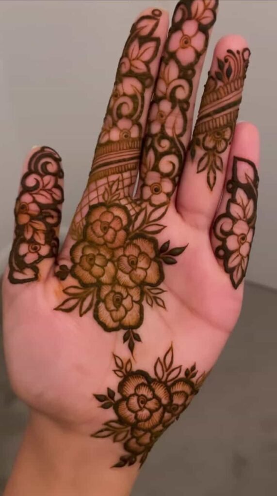Latest Flower Mehndi Designs for Front Hands – Perfect for Any Occasion 35 1000143630 Flower Mehndi Designs