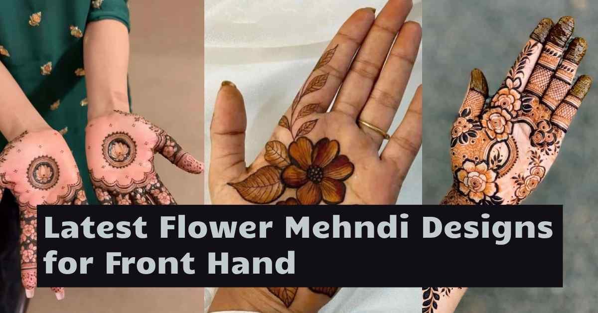 Flower Mehndi Designs