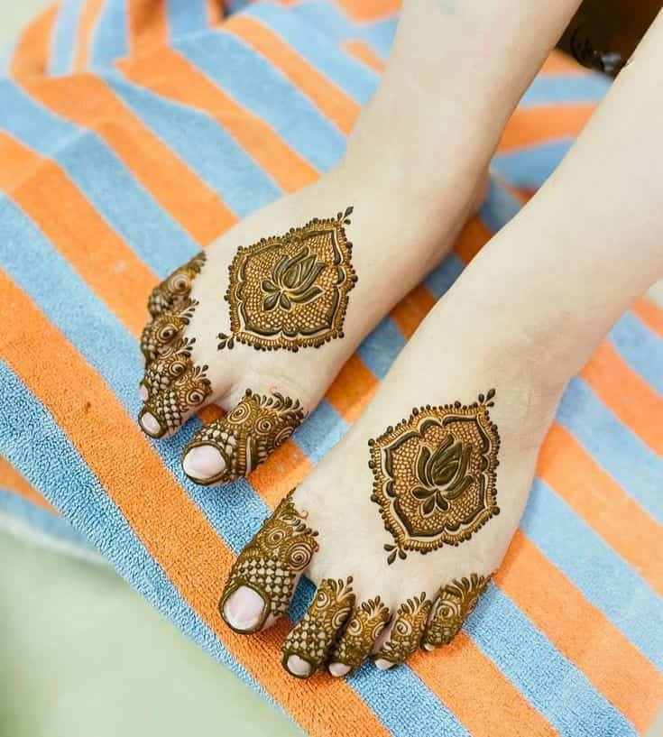 Top 50 Foot Finger Mehndi Designs to Elevate Your Bridal Look 39 Foot Finger Mehndi Designs