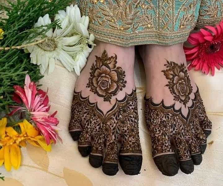 Top 50 Foot Finger Mehndi Designs to Elevate Your Bridal Look 10 Foot Finger Mehndi Designs
