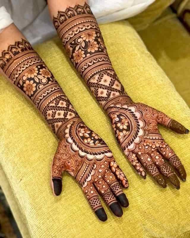 Top 50+ Modern Engagement Mehndi Designs Ideas 6 Modern Engagement Mehndi Designs Front Hand